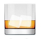 Whiskey glass emoji