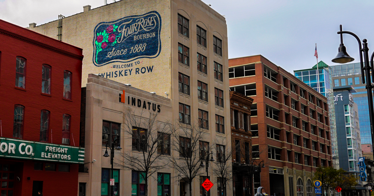 Whiskey Row mural honors Four Roses’ history in Louisville The